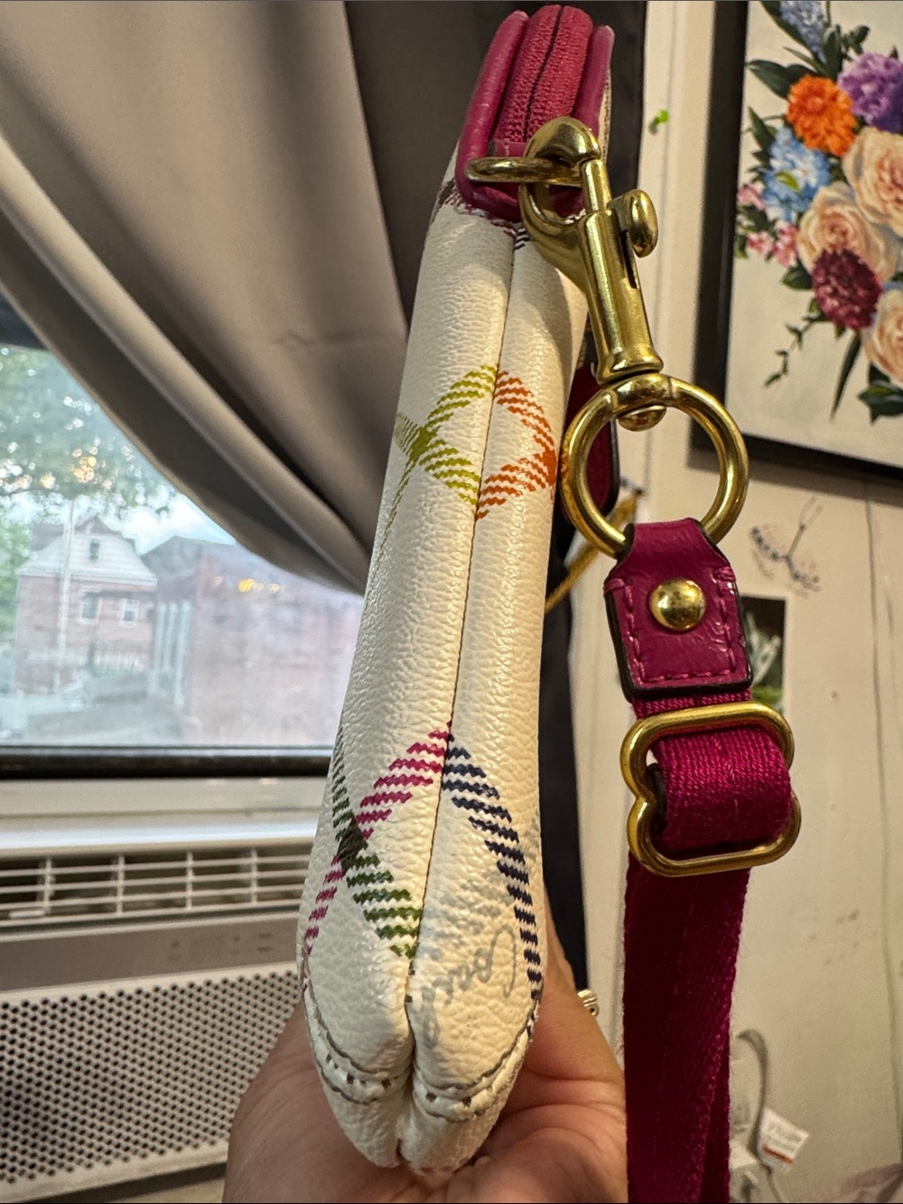 Coach tattersall tablet crossbody case - Picture 7 of 10